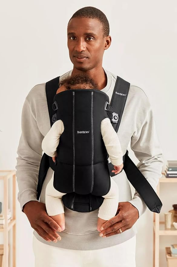 BabyBjörn Baby Carrier Mini, Woven | Newborn Carrier, Easy-to-Use - Image 5