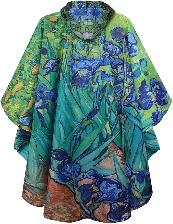 SaphiRose Unisex Rain Poncho Raincoat Hooded - Image 2