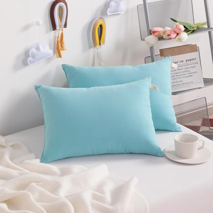 NTBAY Toddler Pillows, Down Alternative 13"x18" Pillows, Machine Washable - Image 2