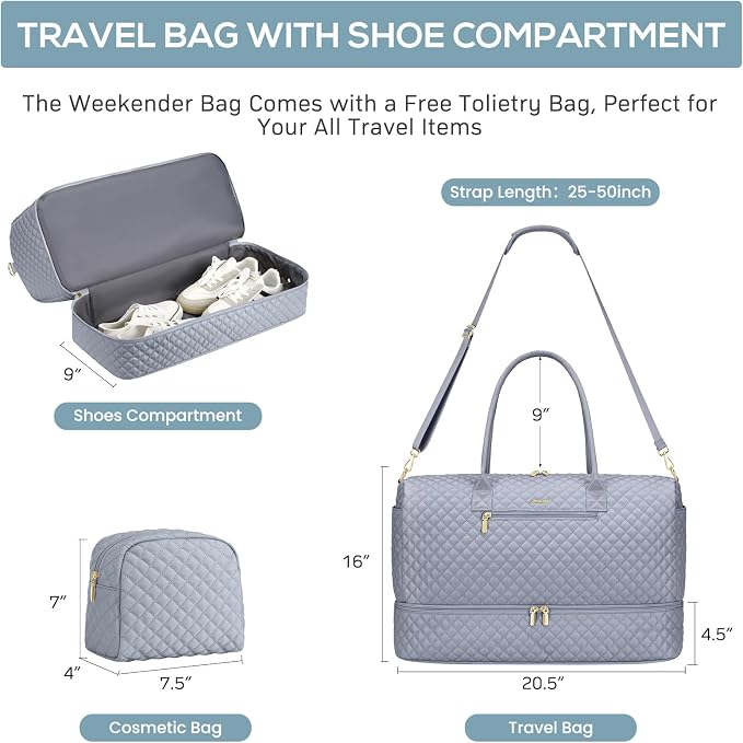 Travel Bag Weekender Bags for Women - Image 3