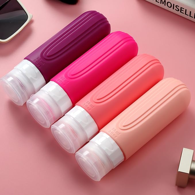 Travel Bottles for Toiletries, Tsa Approved 3oz Travel Size Containers BPA Free - Image 6