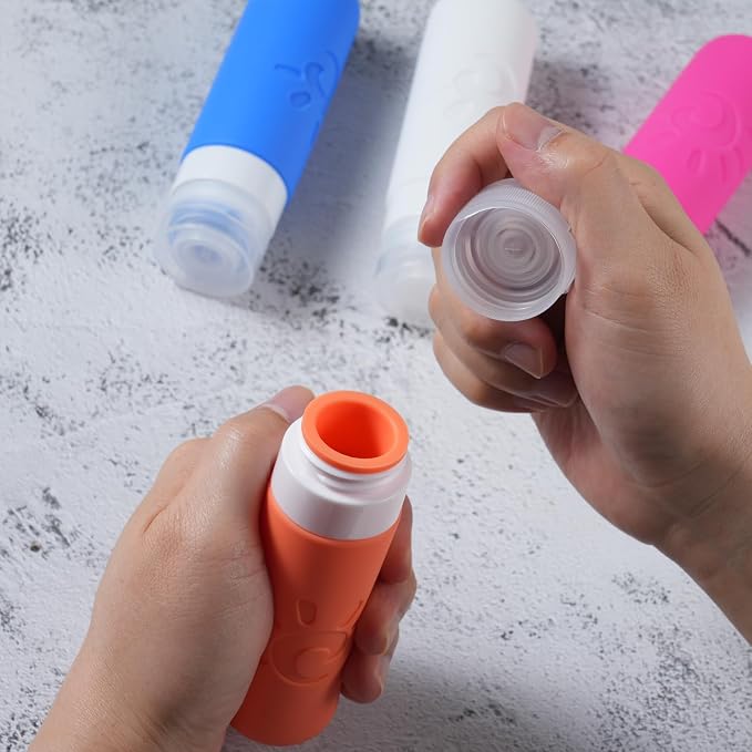 Travel Bottles for Toiletries, TSA Approved Travel Containers 3oz Leak Proof - Image 5