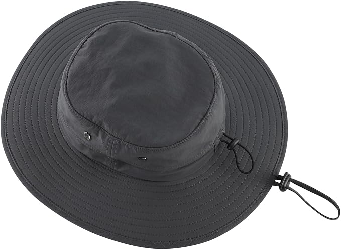 Home Prefer UPF50+ Mens Sun Hat Wide Brim Fishing Hat Sun Protection Beach - Image 6