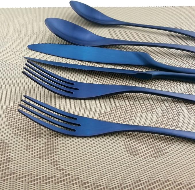 24-Piece Flatware Set, Extra Thick Heavy Duty - Image 7