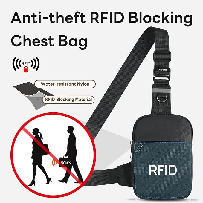 VADOO Mini Sling Bag, Small Crossbody Bag - Image 2