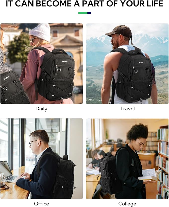 WATERFLY Travel Hiking Casual Backpack: 22L Lightweight Everyday Outdoor City - Image 7