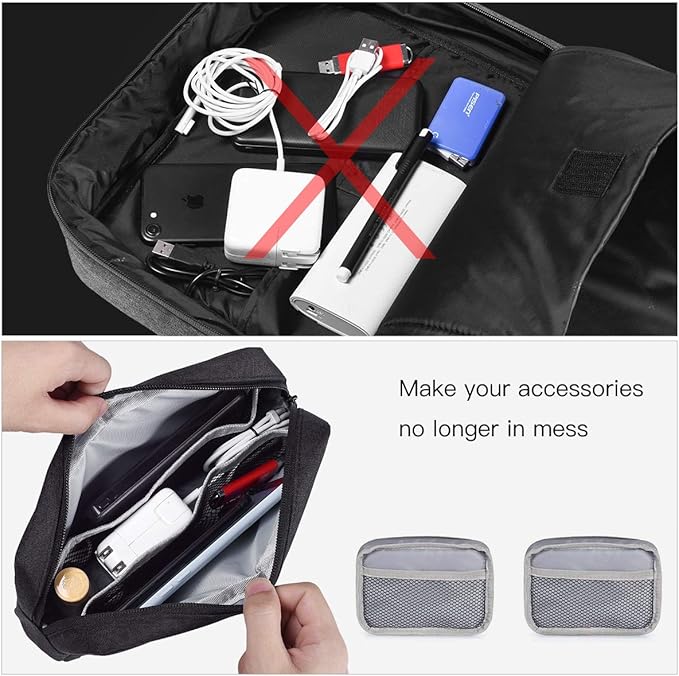 imComor Universal Electronics Accessories Case, Power Adapter, Laptop Mouse - Image 5