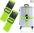 2Pcs Luggage Straps for Suitcase Travel Accessories TSA Approved, 80In Long by Ajmyonsp