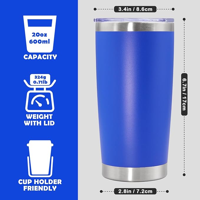 20oz Tumbler Stainless Steel Tumbler Cup - Image 4