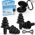 Ear Plugs for Airplane Pressure Relief, 2 Pairs Adults Soft Silicone Reusable by VIGOROAD