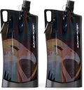 Survivor Filter Collapsible Water Bottles, Canteens 2 Pack by SurvivorFilter