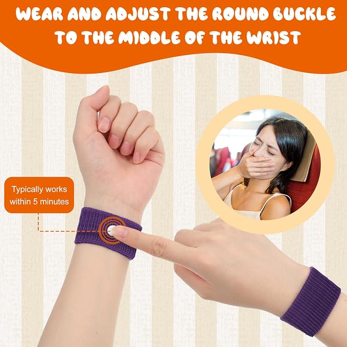 Cindeer 40 Pieces Motion Sickness Bands - Image 6