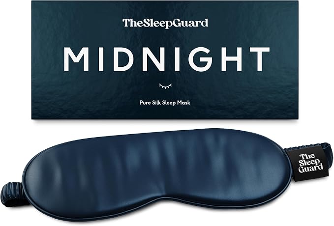 Pure Silk Sleep Mask Light Blocking Travel Essentials. Eye Masks by TheSleepGuard