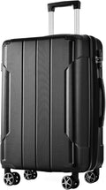 Merax 24 Inch Expandable Checked Luggage, Hardshell ABS Medium Suitcase by Merax