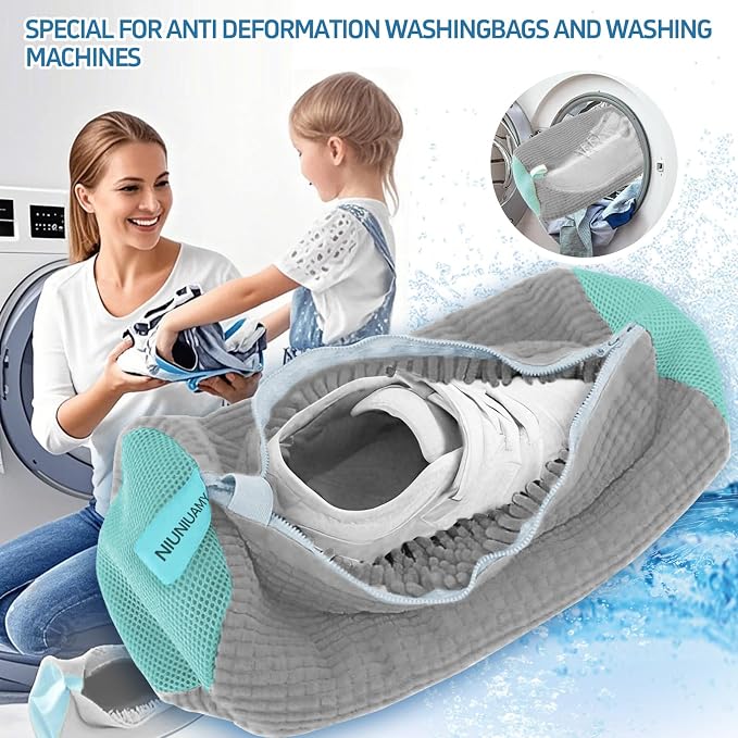 Shoe washing machine bag, Sneaker Laundry Bag - Image 3