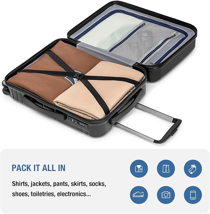 KYME Carry On Luggage 22x14x9 Airline Approved - Image 8