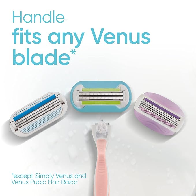 Gillette Venus Extra Smooth Pink Women's Razor, Pivoting Razor Head, 5 Blades - Image 7