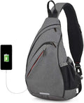 mixi Sling Bag Men Backpack Unisex One Shoulder Bag Hiking Travel Backpack by MIXI