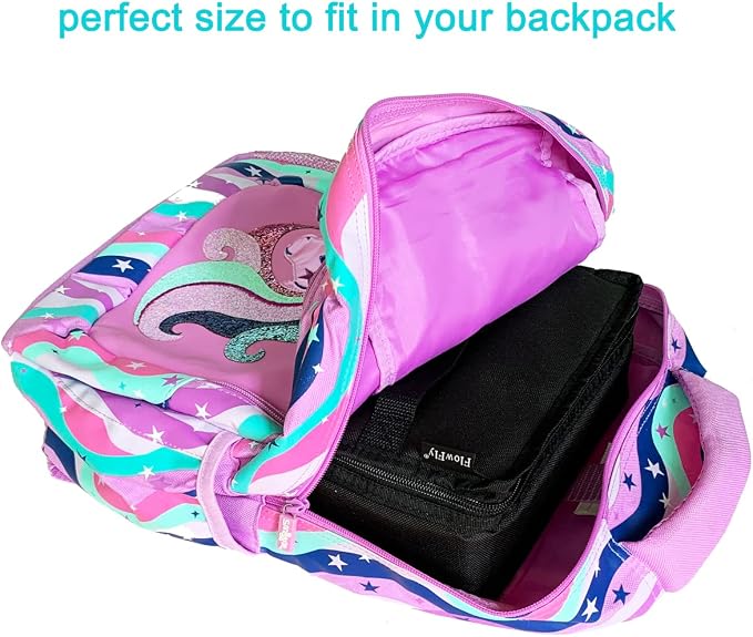 FlowFly Small Insulated Lunch box Portable Soft Bag Mini Cooler Thermal Meal - Image 7