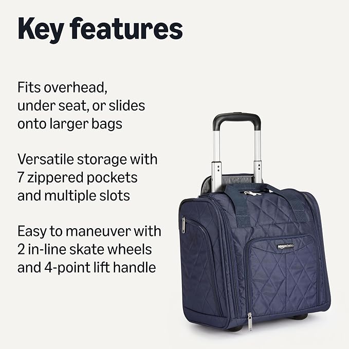Amazon Basics Underseat Carry On Luggage - Image 2