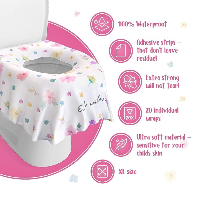 20 Pack Extra Large Disposable Toilet Seat Cover – Toddler Toilet Covers - Image 8