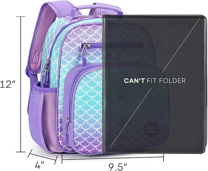 mibasies Toddler Backpack for Girls 2-4: Glitter Kids Backpacks for Girls - Image 4