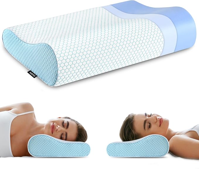 Memory Foam Pillows Neck Pillow Bed Pillow by Ylekto