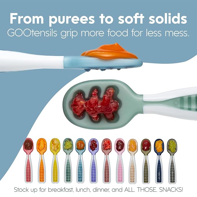 NumNum Baby Spoons Set, Baby Essentials Pre-Spoon GOOtensils - Image 7