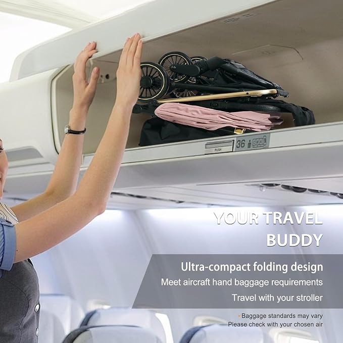 Lightweight Baby Stroller, Ultra Compact & Airplane-Friendly Travel Stroller - Image 5