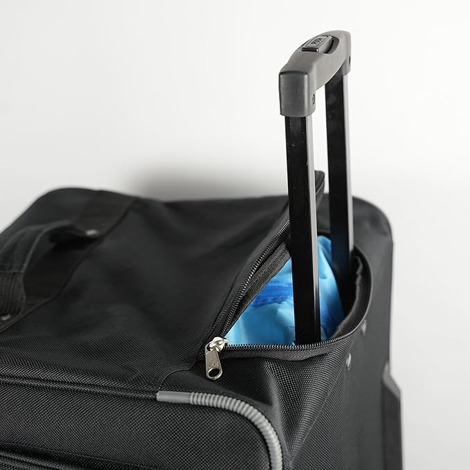 33" Rolling Duffle Bag with Wheels and Handle - Image 9