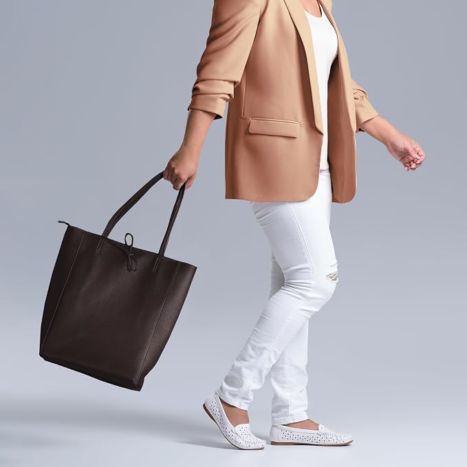 Italian Calf Leather Tote for Women - Image 7