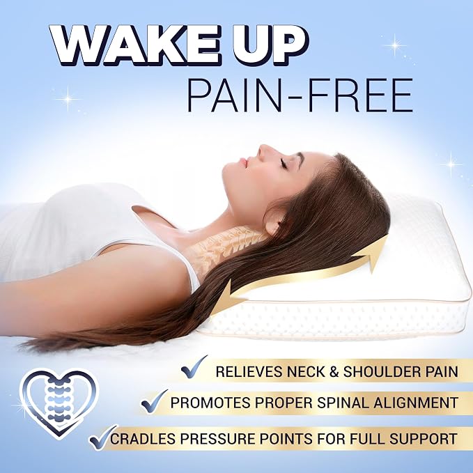 Royal Therapy Queen Memory Foam Pillows 4-Pack - Image 2