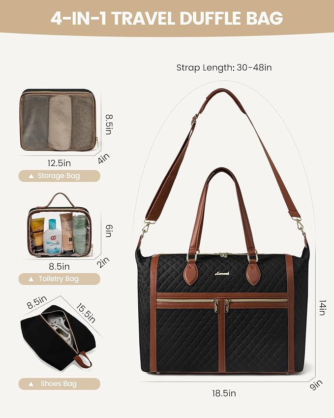 LOVEVOOK 4-in-1 Travel Weekender - Image 2