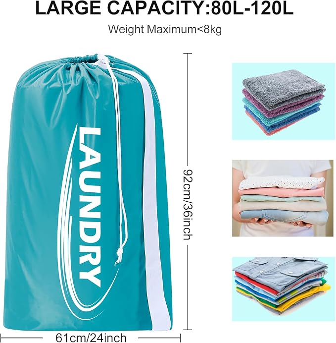 Sylfairy 2 Pack XL Laundry Bag - Image 2