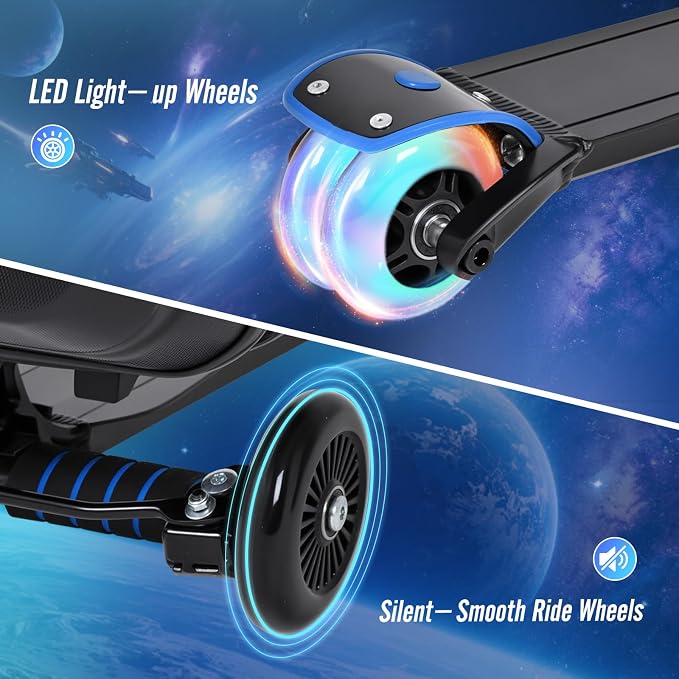smilesun Scooter Suitcase for Kids & Adults, Foldable Carry On Travel Luggage - Image 6