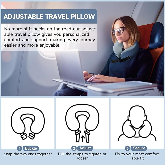 Travel Pillow/Neck Brace, Airplane Pillow - Image 6
