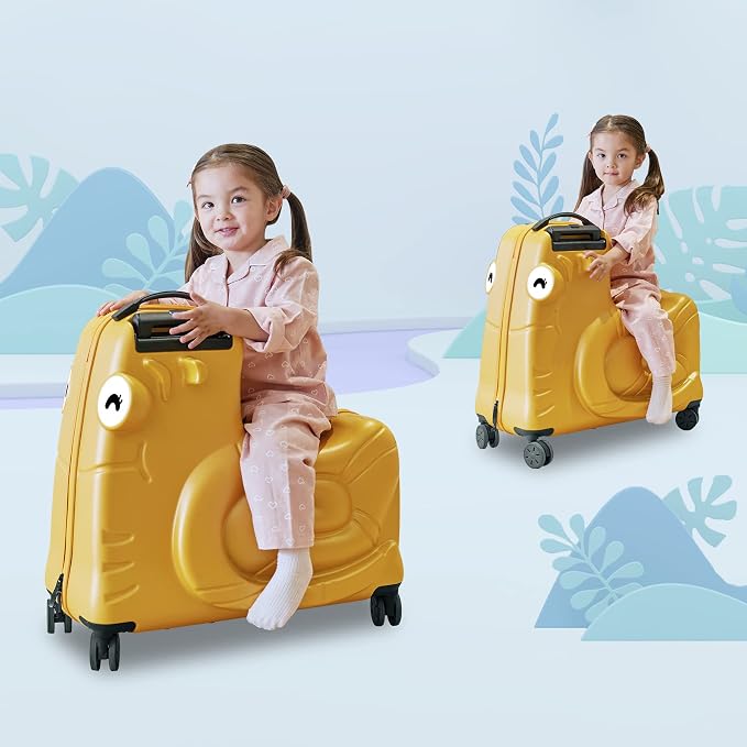 Kids Ride-on Luggage with Spinner Wheels Suitcase, Kid's Ride-On Suitcase Help - Image 4