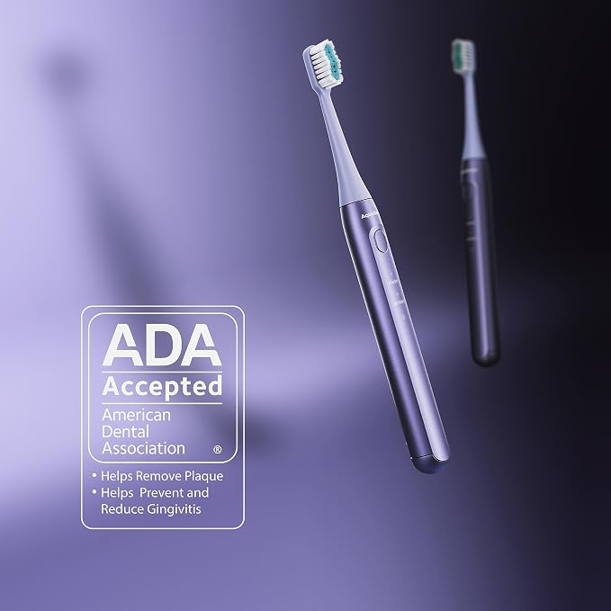 Aquasonic Icon ADA-Accepted Rechargeable Toothbrush | Magnetic Holder & Slim - Image 7