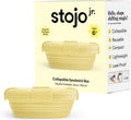 STOJO Collapsible Sandwich Box – 24oz, Reusable Food Storage Container by stojo
