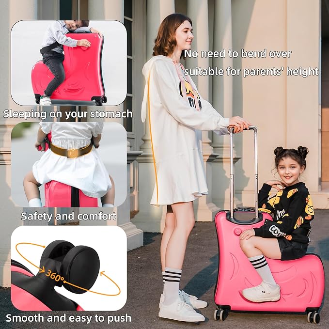 Ride on Hard Shell Kids Luggage - Image 2