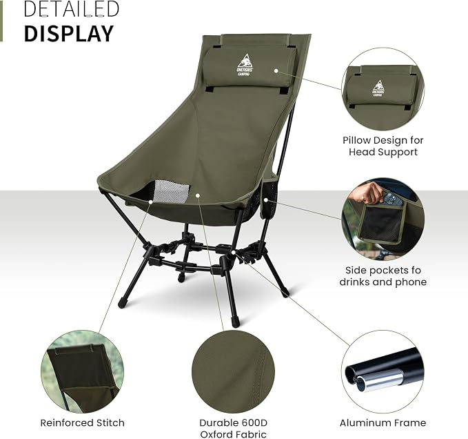 OneTigris Dragonhide Oversized Camping Chair - Image 5