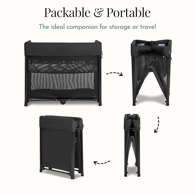 Evolur Zane Portable Playard – Foldable, Removable Mattress - Image 4