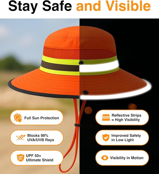 GearTOP Safari Sun Hat for Men and Sun Hats for Women UV Protection UPF 50+ - Image 2