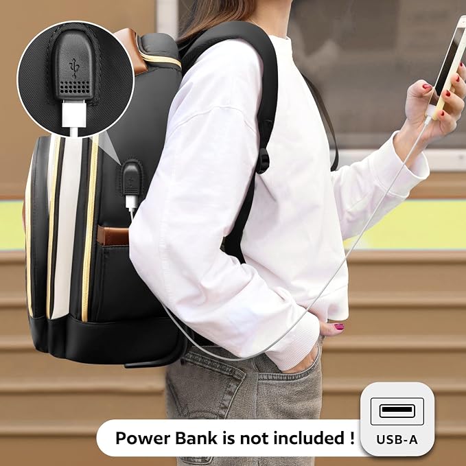 Small Rolling Backpack for Women, Lightweight Travel Backpack - Image 9