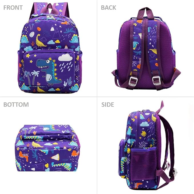 POWOFUN13 inch Kids Toddler Preschool Travel Backpack Cute Cartoon Backpack - Image 3