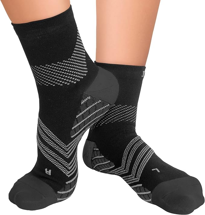 TechWare Pro Plantar Fasciitis Socks – Cushion Ankle Compression Socks Women & by TechWarePro