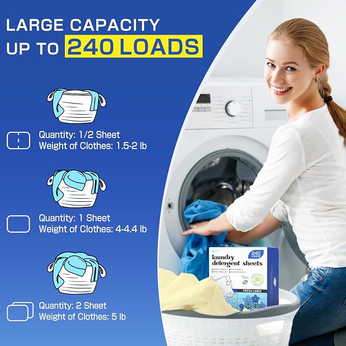 Soulink Laundry Detergent Sheets, 480 Loads - Image 3