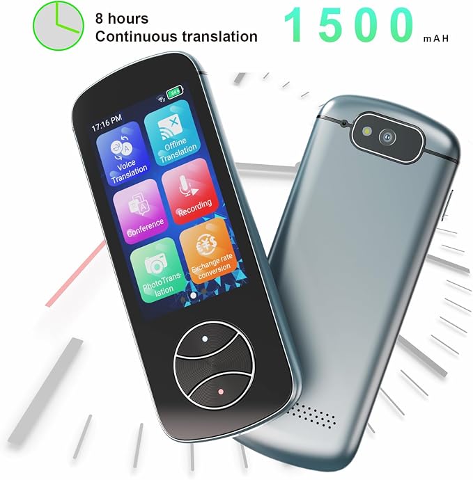 Language Translator Device No WiFi Needed, AI Translator Two Way Real Time - Image 6