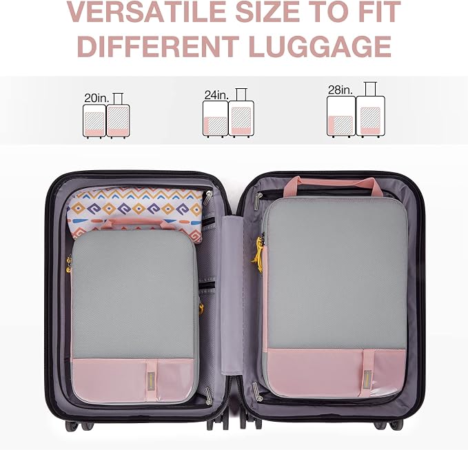 BAGSMART 6 Set Compression Packing Cubes - Image 3