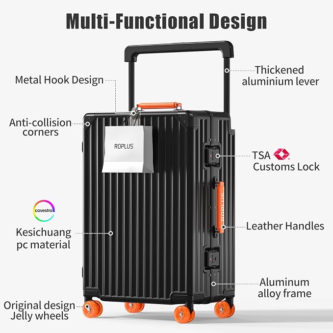 Aluminium Frame Checked-Luggage - Image 4